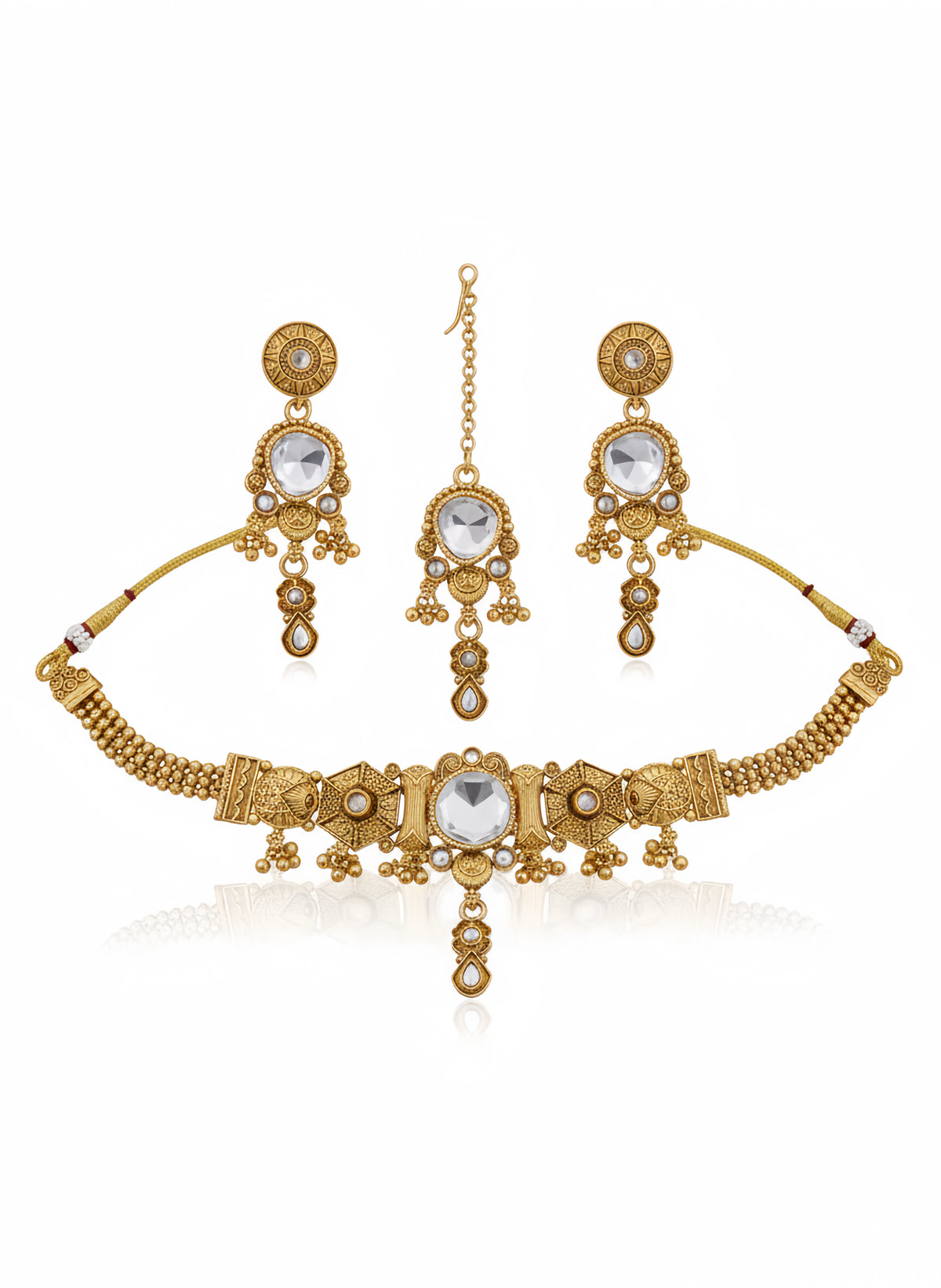 Moonlit Crystal Choker Set | AA1106