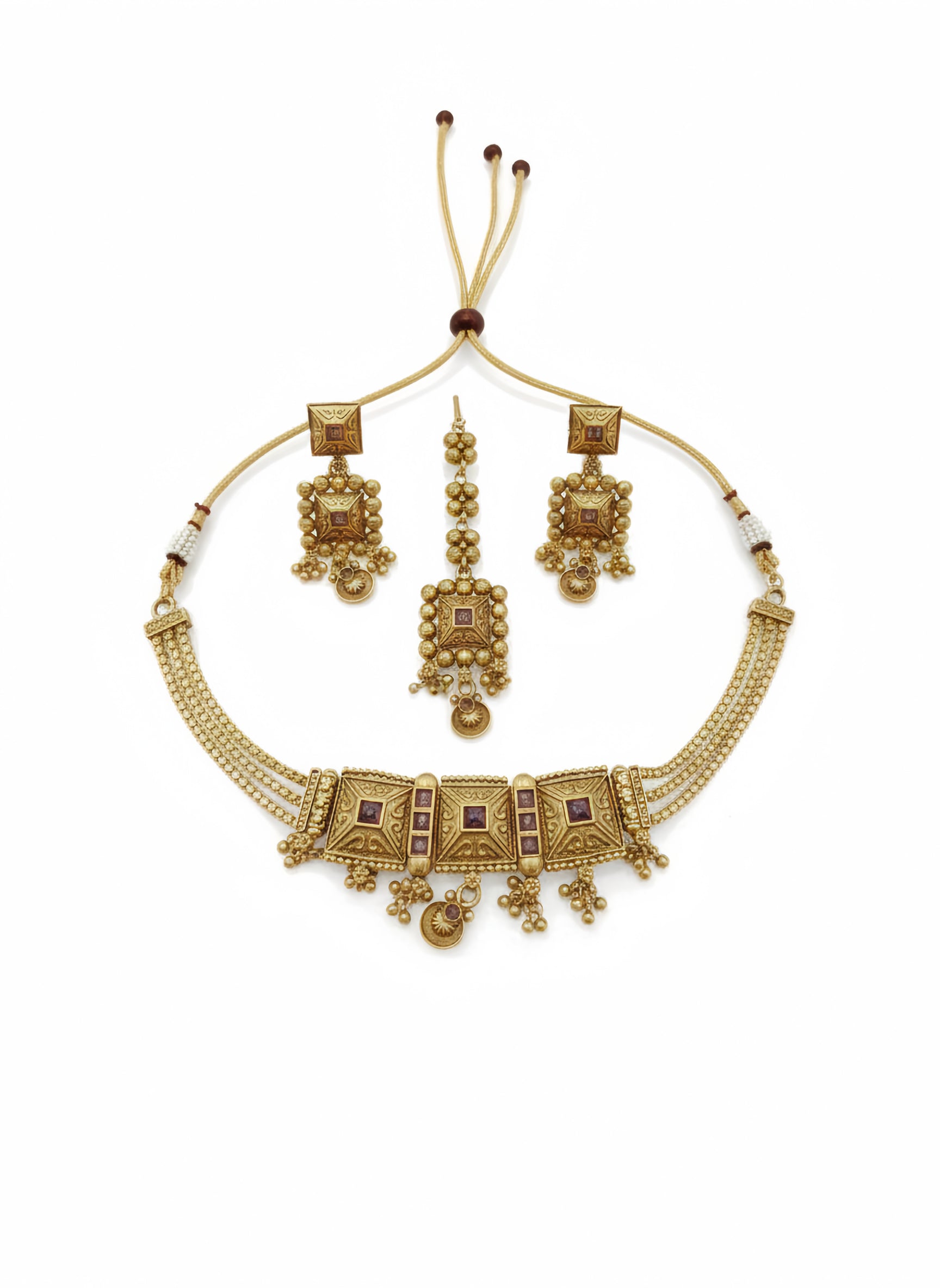Heritage Golden Choker Set | AA1103