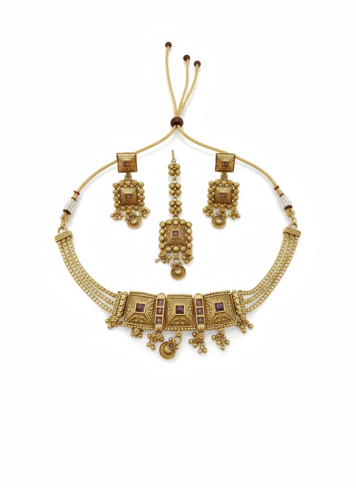 Heritage Golden Choker Set | AA1103
